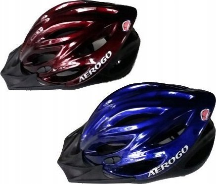 Helmetë biçiklete Aerogo S/M, 51–54 cm, blu e kuqe
