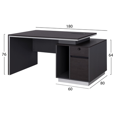 Tavolinë për Tavolinë me Dollap Rosewood HM2113R,