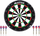Pllakë dart MASTER Grande, 45 cm, sisal