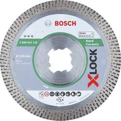 Disk prerës Bosch X-LOCK Best for Hard Ceramic, 125mm, për qeramikë të fortë, gri