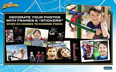 Kamerë për kalamoj Spiderman, digjitale 2MP, foto edhe video, e kuqe blu