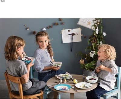 Set takëmesh për kalamaj WMF Disney Frozen, 6 copë, çelik inoks dhe porcelan, shumëngjyrësh