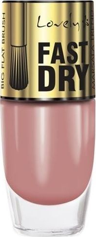 Llak thonjsh Lovely Fast Dry 1, thahet shpejt, rozë neutrale