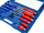 Set kaçavidash Geko G30585, 12 copë, shumëngjyrësh