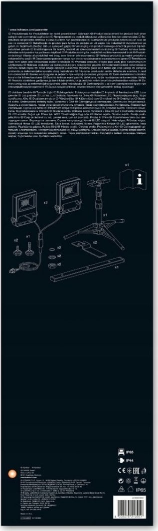 Prozhektor pune LED Ledvance Worklight Tripod, 60W, 5400 lm, portokalli