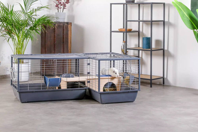 Set lidhës për kafaz Neolife Connect Cage, për kafaz 80 cm, rrjetë me 3 kapëse