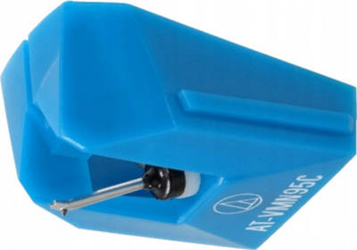 Gjilpërë gramafoni Audio Technica AT-VMN95C, majë konike 0.6 mil, blu