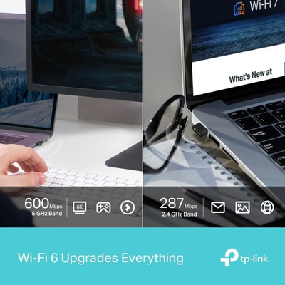 Adapter Wi-Fi USB TP-Link Archer TX10UB Nano, AX900 Wi-Fi 6, Bluetooth 5.3, i zi