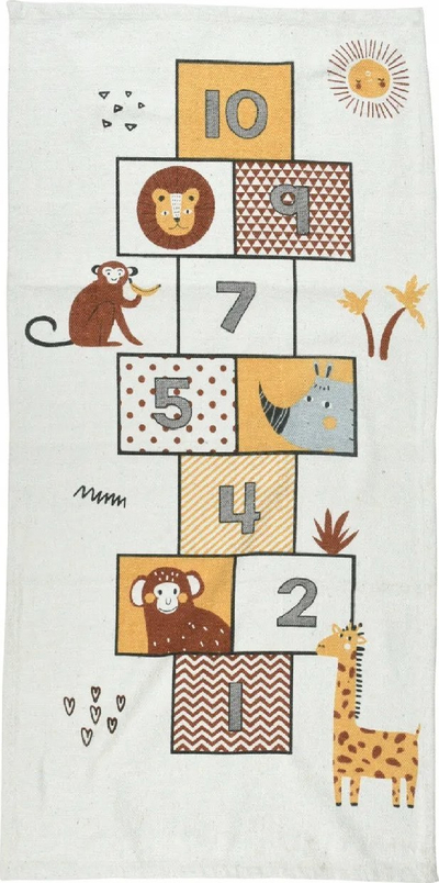 Tapet për kalamaj Safari Rug Relax Pad, 70 x 140 cm, pambuk, shumëngjyrësh