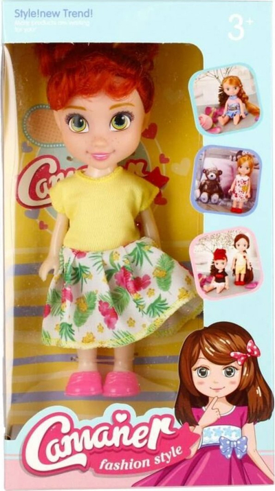 Kukull Mega Creative DOLL, 15cm, plastikë dhe tekstil, shumëngjyrëshe