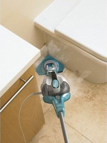 Pastrues me avull Black &amp; Decker BHSM1610DSM-QS, elektrik, për dysheme, i bardhë