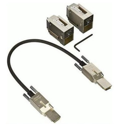 Set за стакирање Cisco C9300L-STACK-KIT2, кабел InfiniBand/оптичко влакно 0.5 m, црно сив