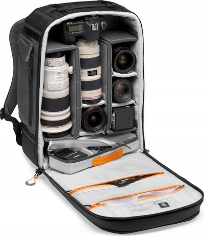 Фотографска ранка Lowepro Pro Trekker BP 450 AW II, за DSLR и објективи, простор за лаптоп 15\", сива