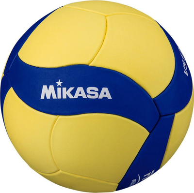 Top volejbolli Mikasa VS123W L, shkumë EVA, e verdhë blu
