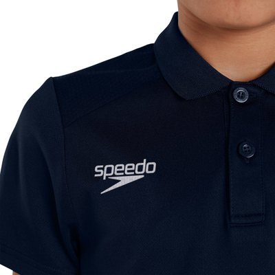 Bluzë polo për kalamaj Speedo Club Dry, 128 cm, blu