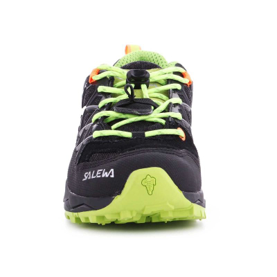 Këpucë hiking Salewa Wildfire WP JR 64009-0986, për fëmijë, të papërshkueshme nga uji, të zeza