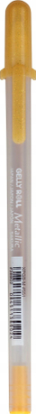 Стило пенкало гел Sakura Gelly Roll Metallic, тенка врвка, златна металик боја
