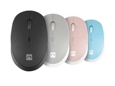 Mouse wireless NATEC Harrier 2, Bluetooth, 1600 DPI, blu e çelët