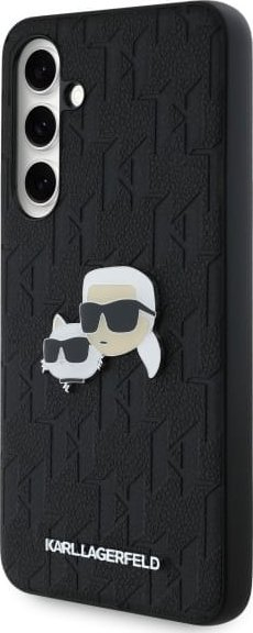 Mbështjellës telefoni Karl Lagerfeld KLHCS24FEPGKLKCPK, për Samsung S24 FE S721, hardcase, i zi