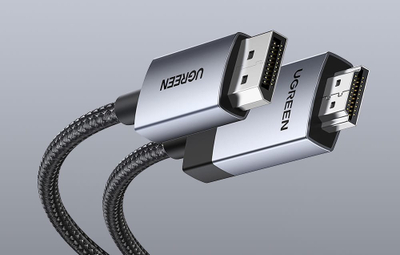 Kabllo Ugreen DP119 25491 DisplayPort me HDMI, 4K 60Hz, 3m, gri