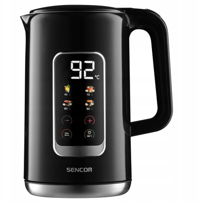 Vlonçues elektrik Sencor SWK 0951BK, 1.7L, ekran LED, i zi