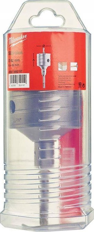 Frexhon bërthamë Milwaukee TCT SDS plus, 82mm, 182mm, gri