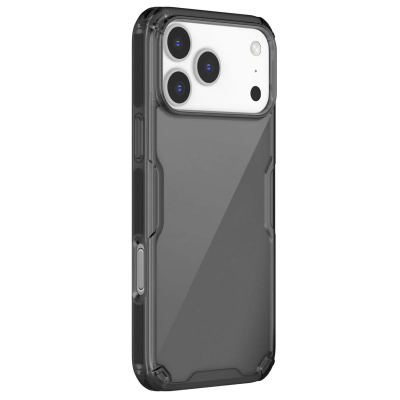 Kapak telefoni Nillkin Nature TPU Pro, për iPhone 17 Pro Max, kundra goditjeve, transparent