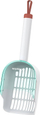 Lopatë pastrimi për mace Rotatable Litter Scoop, ergonomike, plastike, gri