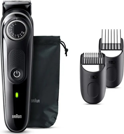 Trimmer për mjekër Braun BT3440, 80 min autonomi, i zi