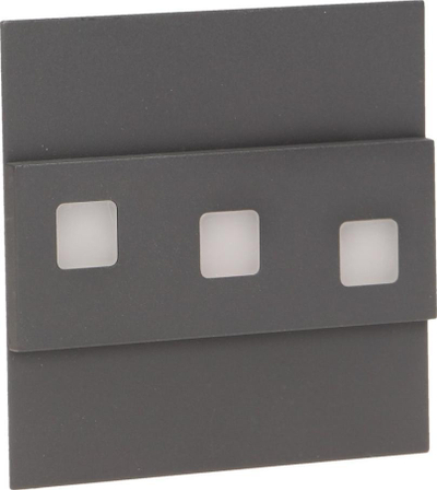 Ndriçues shkalle LED Orno Lepus, 1.2 W, i hirtë