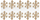Kllips druri për zbukurim Wooden Snowflake, 4.8 cm, set me 10 copë, ngjyrë druri natyrale