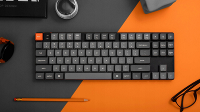 Tастатура механичка безжична Keychron K1 QMK Version 6 K1X-A1, низок профил, со осветлување