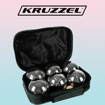 Сет петанк Boule Balls 23440, 6 метални топки, најлонска торба, повеќебоен
