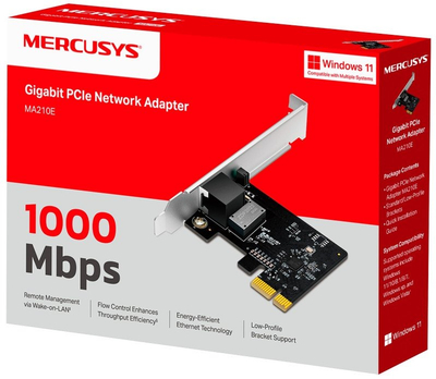 Adapter rrjeti TP-Link Mercusys MA210E, Gigabit, PCI Express, i zi