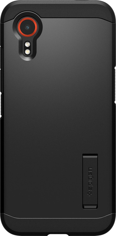 Kapak telefoni Spigen Tough Armor për Samsung Galaxy XCover 7, mbron nga goditjet, i zi
