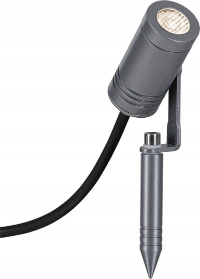 Reflektor tokësor Paulmann Radix LED, 230V, IP65, gri
