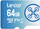 Kartë memorje Lexar FLY 1066x MicroSDXC, 64GB, UHS I U3 V30 A2, blu