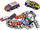 Set lodrash makina Lean Toys, 25 makina, tapet rruge, shumëngjyrëshe