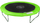 Trampolinë për kalamaj SkyRamiz Green Garden 244 cm 8FT, me rrjetë mbrojtëse, me pajisje, jeshile