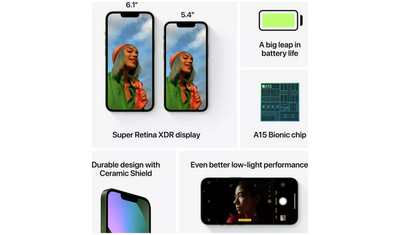 Apple iPhone 13 mini, 512GB, Green