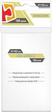 Xhepa plastike për mbatjen e kartave  41x63 100 copë