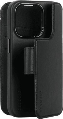 Futrollë Decoded Leather Detachable Wallet për iPhone 15 Plus, me MagSafe, e zezë