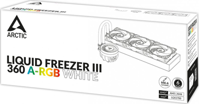 Ftohës Arctic Liquid Freezer III 360 A-RGB, i bardhë
