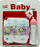 Set aksesorësh për kukulla Adar Diaper and Bottle 540835, biberon 12.5 cm, pelenë për kukull, rozë