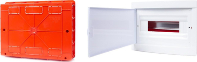 Kuti shpërndarëse e brendshme ADELID Electric Box 1x12 module, e bardhë
