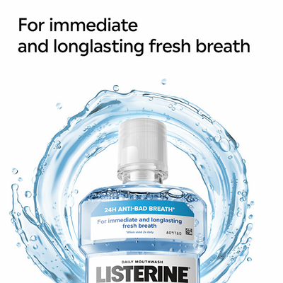 Ujë pastrues Listerine Professional Fresh Breath, 500 ml