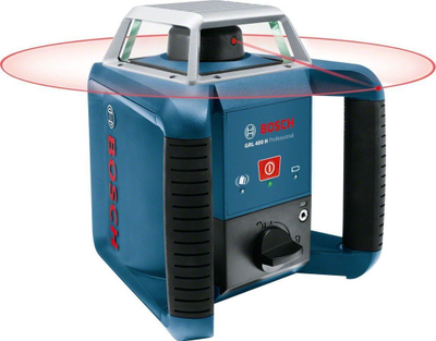 Nivelues me laser Bosch GRL 400 H, 400m, i kuq