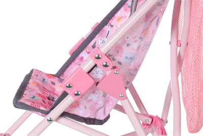 Karrocë lodër për kukulla BABY born Stroller with Bag, me çantë, one size, rozë