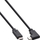 Kabllo USB InLine USB C në USB C, 0.3m, USB 3.2 Gen 2, e zezë