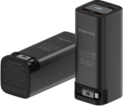Powerbank Kruger & Matz KM0915, 20000mAh, Quick Charge 3.0, i zi